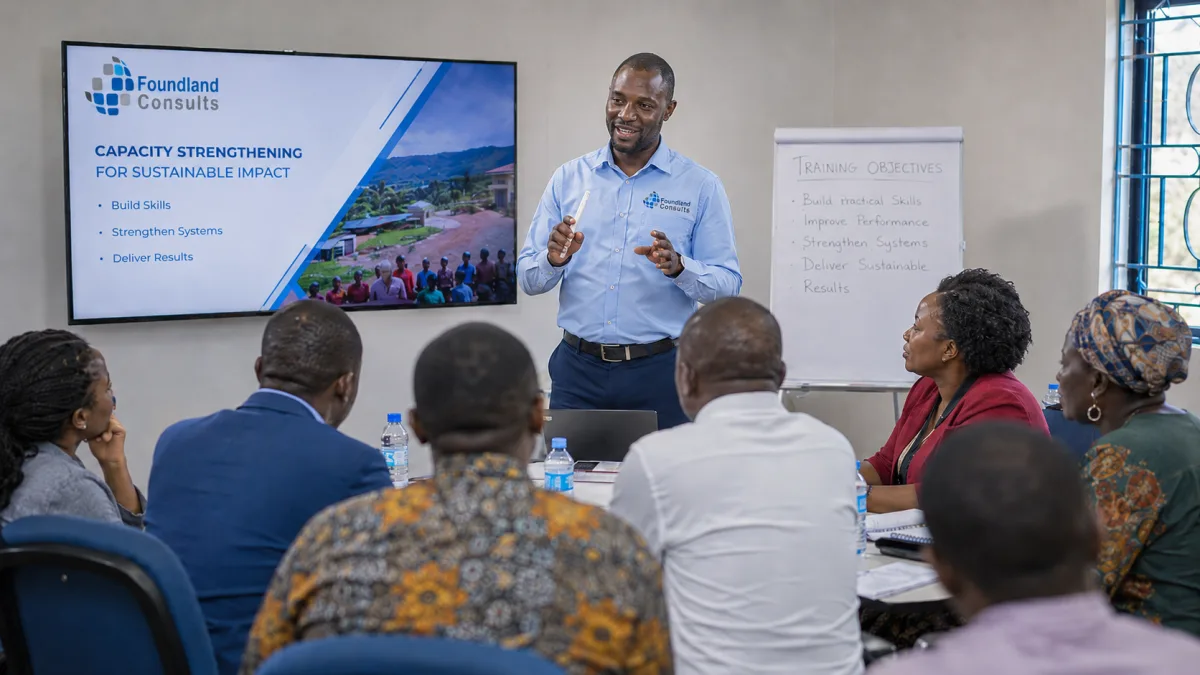 Foundland consultant delivering professional training